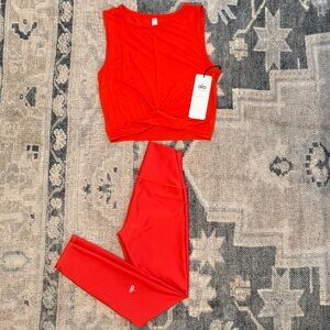ALO Yoga Red set
